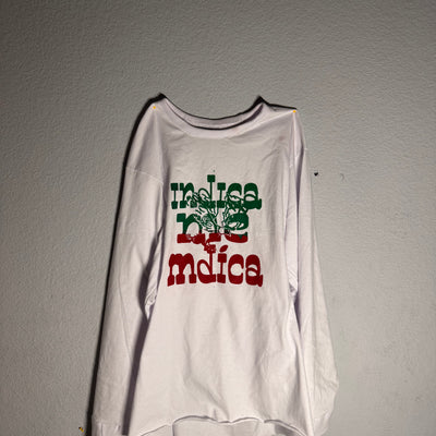 ‘indica me indíca’ longsleeve (white)